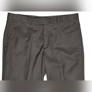 Mens Statement Italy 38L Black Dress Pants  38 in x 47.5 in Unfinished Hem